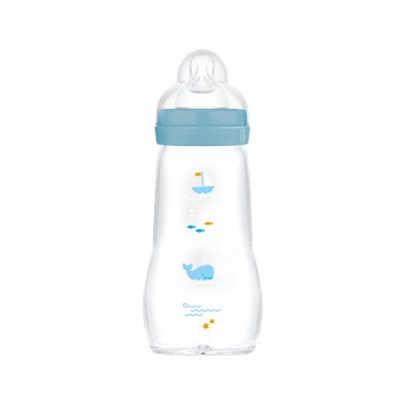 MAM Μπιμπερό γυάλινο Feel Good 260 ml (1τμχ)