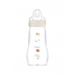 MAM Μπιμπερό γυάλινο Feel Good 260 ml (1τμχ)