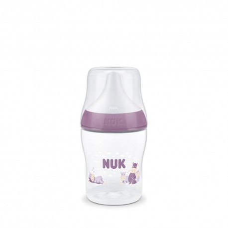 Μπιμπερό πλαστικό Nuk® Perfect Match με δείκτη ελέγχου θερμοκρασίας Hippo 150ml