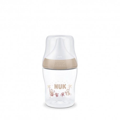 Μπιμπερό πλαστικό Nuk® Perfect Match με δείκτη ελέγχου θερμοκρασίας Monkey 150ml