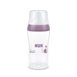 Μπιμπερό πλαστικό Nuk® Perfect Match με δείκτη ελέγχου θερμοκρασίας Hippo 260ml