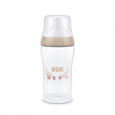 Μπιμπερό πλαστικό Nuk® Perfect Match με δείκτη ελέγχου θερμοκρασίας Monkey 260ml