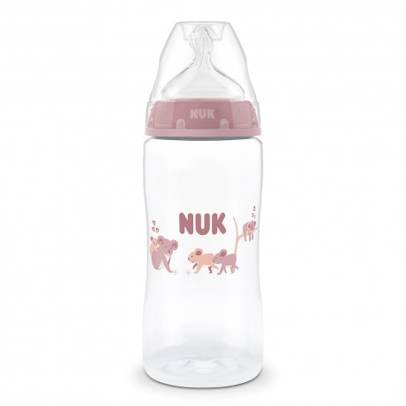 Μπιμπερό πλαστικό Nuk® First Choice με δείκτη ελέγχου θερμοκρασίας Koala 300ml