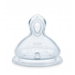 Θηλές σιλικόνης Nuk® First Choice Flow Control (6m+) σετ των 2