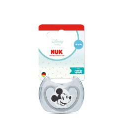 Πιπίλα Nuk® Perfect Match Air Disney Mickey Mouse Grey μέγεθος 1 (0-6m) με θήκη