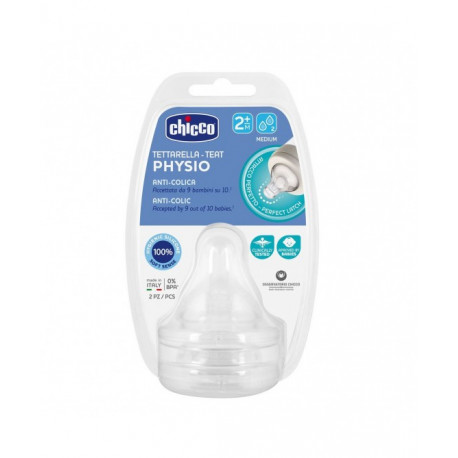 Chicco θηλές Physio Perfect 5 μέτριας ροής 2Μ+ σετ των 2