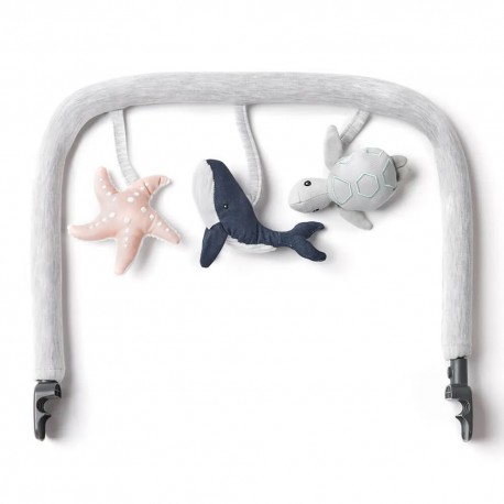 Μπάρα παιχνιδιών για ριλάξ Ergobaby™ Evolve 3-in-1 Light Grey Ocean Wonders