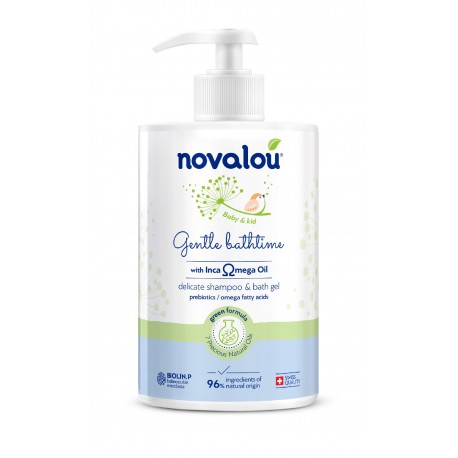 Σαμπουάν και αφρόλουτρο Novalou Gentle Bathtime 500ml