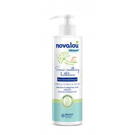Καταπραϋντικό σαμπουάν και αφρόλουτρο Novalou Sensi-Soothing 250ml