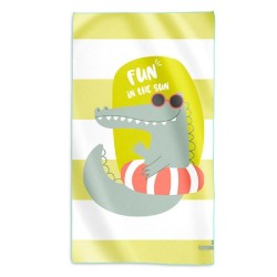 Πετσέτα παραλίας microfiber SARO Good Vibes 90x160 cm