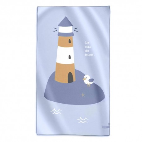 Πετσέτα παραλίας microfiber SARO Good Vibes 90x160 cm