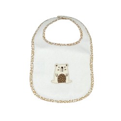 Σαλιάρα αδιάβροχη με velcro Baby Star Natura
