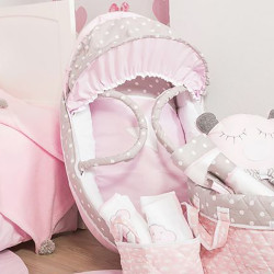 Σεντόνια καλαθούνας Baby Star Σύννεφο σετ των 2