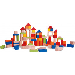 Ξύλινα τουβλάκια  Classic world™ Blocks 100 τεμάχια
