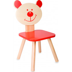 Ξύλινη καρέκλα Αρκουδάκι Classic world™ Red Bear