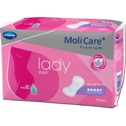 Σερβιέτες λοχείας HARTMANN Moli Care® Premium Lady Pads Maxi (14 τεμάχια)