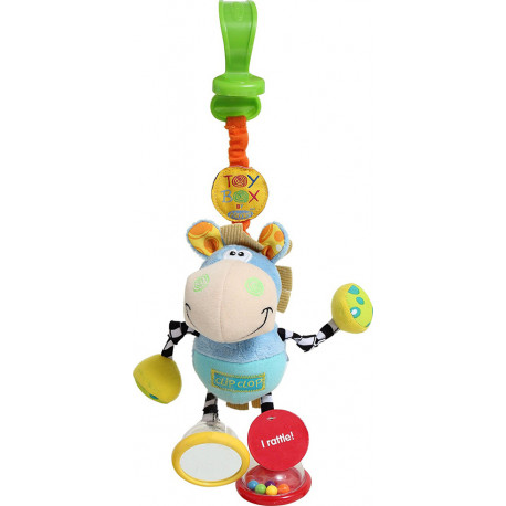 Αγελαδίτσα δραστηριοτήτων καροτσιού Playgro™ Toy Box Dingly Dangly Clip Clop