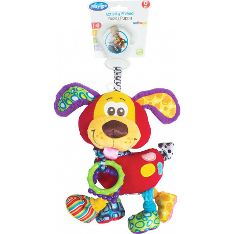Κρεμαστό κουταβάκι καροτσιού Playgro™ Activity Friend Pooky Puppy