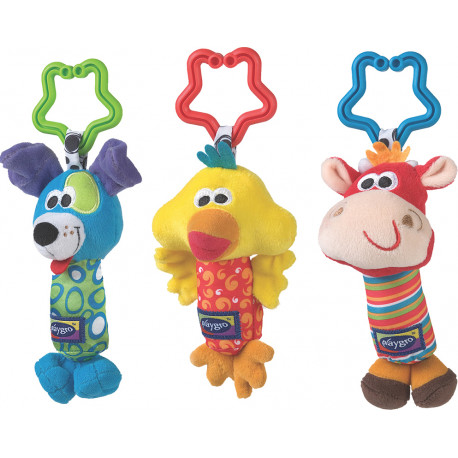 Κουδουνίστρες οδοντοφυΐας Playgro™ Tinkle Trio σετ των 3