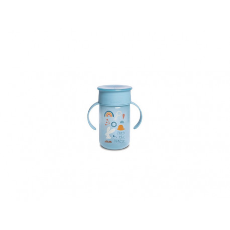 Suavinex εκπαιδευτικό κύπελλο 340 ml 360° Trainer Cup Into the Forest Blue 12M+
