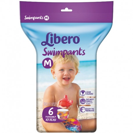 Πάνες - μαγιό μιας χρήσης Libero Swimpants Medium 10-16 kg