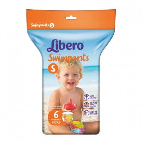 Πάνες - μαγιό μιας χρήσης Libero Swimpants Small 7-12 kg