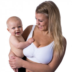 Σουτιέν θηλασμού χωρίς ραφές Carriwell Seamless Padded Nursing Bra L