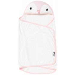Πετσέτα με κουκούλα Τommee tippee Penny the Penguin Swaddle Dry 0-6 μηνών