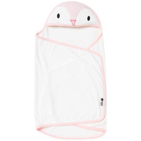 Πετσέτα με κουκούλα Τommee tippee Penny the Penguin Swaddle Dry 0-6 μηνών