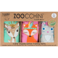 ZOOCCHiNi™ σετ εκπαιδευτικά βρακάκια Woodland Princess 2-3 ετών