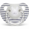 Suavinex πιπίλα Premium Physiological Hygge Baby Grey Stripes Rabbit 6-18Μ